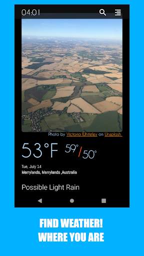 Current Temperature & Simple weather forecast screenshot 2