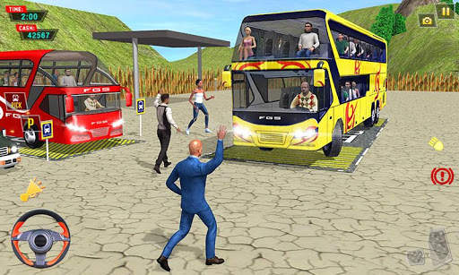 Tourist Bus Driver Game - Game Pelatih Bus screenshot 6