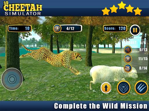 Angry Cheetah Wild Attack Sim screenshot 5