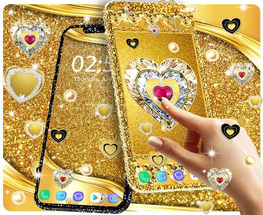 Gold live wallpaper screenshot 1