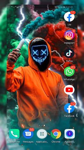 Joker-Anonymous Wallpaper 4K screenshot 7