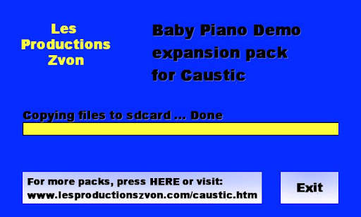 Baby Piano demo for Caustic screenshot 2