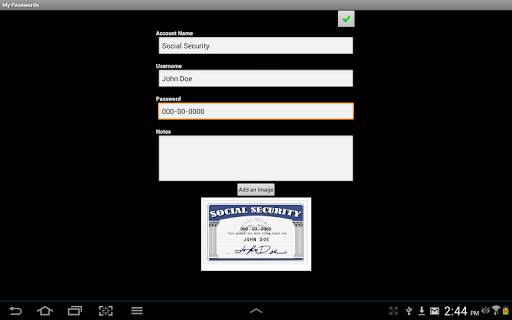 My Passwords screenshot 8