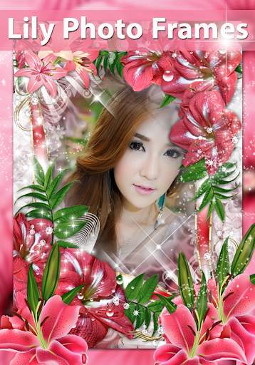 กรอบรูปที่ดีที่สุด กรอบรูปดอกลิลลี่ กรอบรูปดอกไม้ screenshot 2
