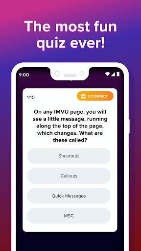 Free Credits Quiz For IMVU-202 screenshot 1