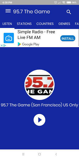 95.7 The Game Bay Area Sports Radio 1 تصوير الشاشة