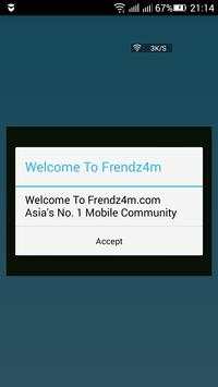 Frendz4m Android Application screenshot 1
