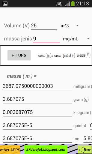 Massa Jenis screenshot 4