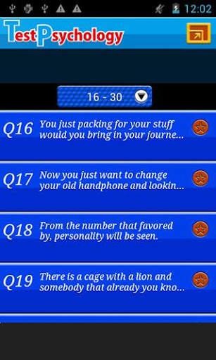 TEST PSYCHOLOGY screenshot 3