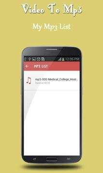 Video to Mp3 : Fastest screenshot 5