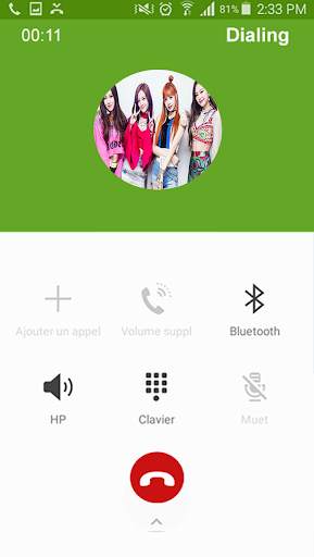 black pink Call Me! Fake Video Call screenshot 2