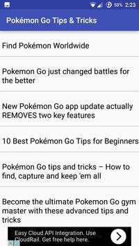 Pokemon go Tips & Tricks screenshot 1