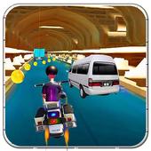 Subway Speed Police Moto Bike icon