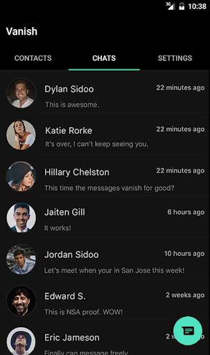 Vanish Messenger screenshot 2