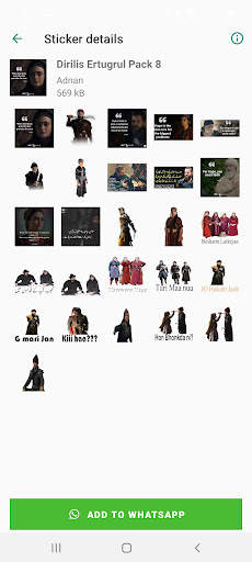 Dirilis Ertugrul Ghazi Sticker screenshot 6