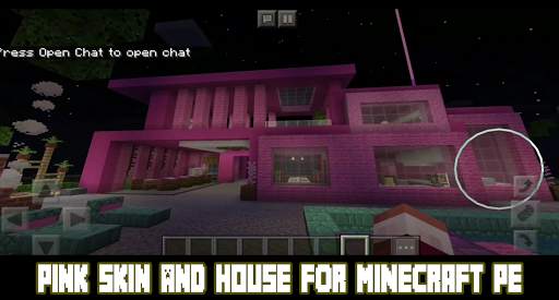 girls Skin&Pink House😍 for girls in Minecraft PE screenshot 3