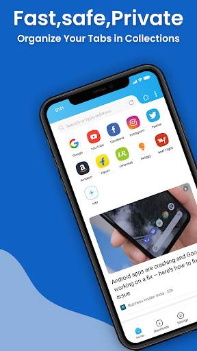 Hot Browser -Video Download, Private, Fast & Safe screenshot 1