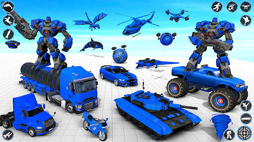 Dolphin Robot Transform Wars screenshot 2