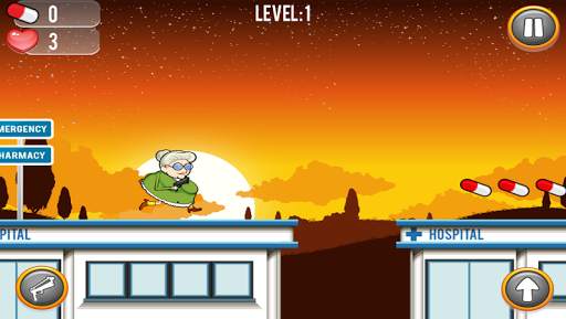 Running Granny Against Zombie screenshot 2