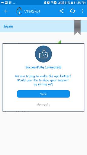 VPNShot - Safer Internet screenshot 4