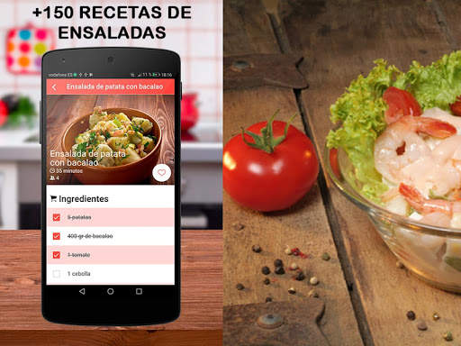 Recetas de ensaladas saludables dieta de adelgazar screenshot 17