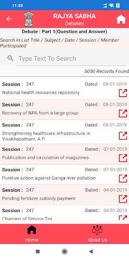 Rajya Sabha Debates screenshot 7