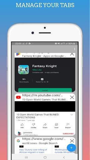 Web Browser Lite screenshot 2