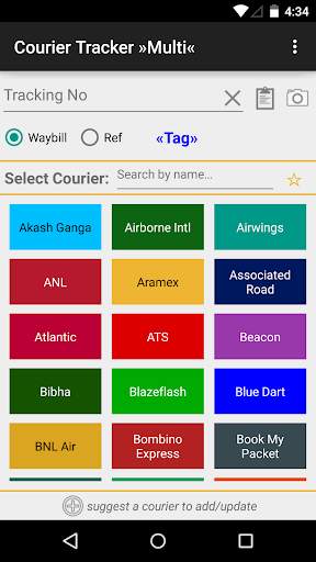 Courier Tracker »Multi« screenshot 1