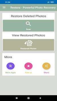 Restora - Powerful Photo recovery 1 تصوير الشاشة