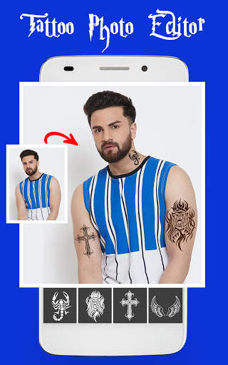 Tattoo photo editor screenshot 2