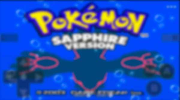 Sapphire version gba rom screenshot 1