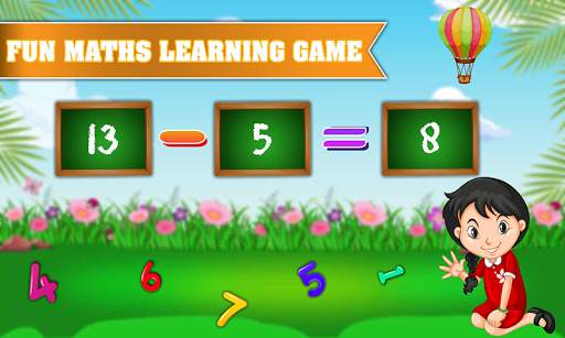 Kids Math Game : Add Subtract Multiplication Free screenshot 1