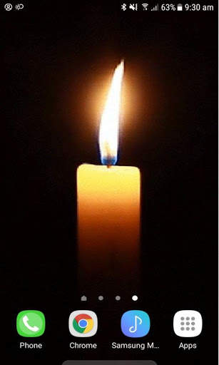 Bright Candle Live Wallpaper screenshot 3