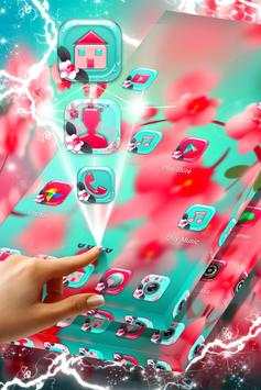 Blooming Flowers Launcher Theme screenshot 1