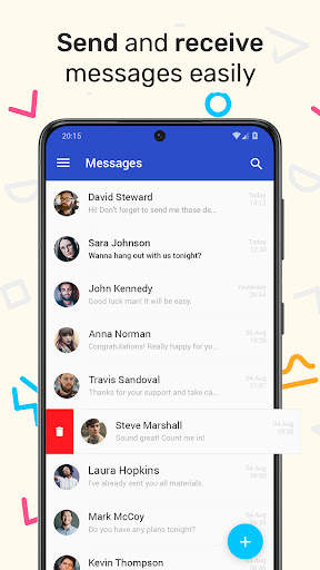 Messages - Text sms & mms screenshot 1