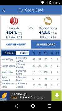 Live Cricket Score screenshot 1