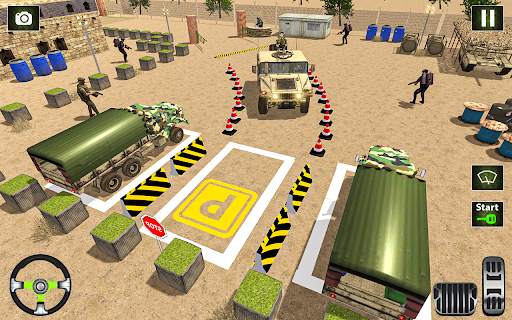 Army truck driving truck games screenshot 5