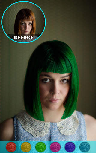 Cabina di cambia colore dei capelli screenshot 12