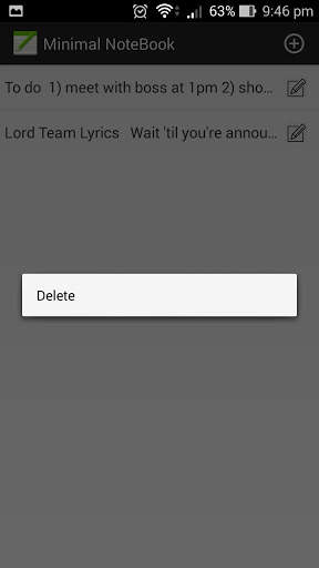Minimal Notepad - Light Notepad App screenshot 2
