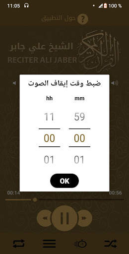 Mp3 Quran Audio by Ali Jaber All Quran WITHOUT NET screenshot 4