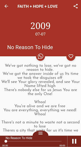 All HILLSONG Songs Lyrics screenshot 3