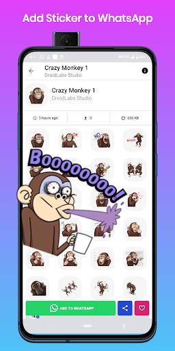 New Comedy Stickers For WhatsApp - WAStickerApps screenshot 3