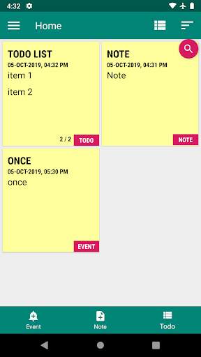 My Note screenshot 1
