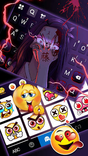 Ghost Girl Keyboard Background screenshot 3