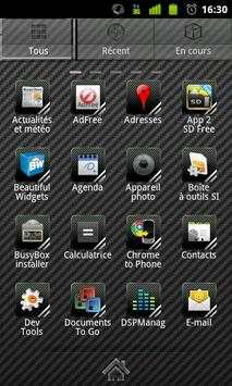 Go Launcher Ex - Full Carbon screenshot 3