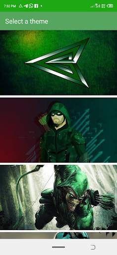 Green Arrow Keyboard Themes screenshot 3