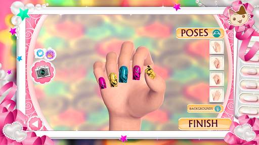 3D Nails Game Manicure Salon screenshot 1