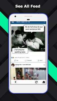 Multi Account For Fb Lite - Chat Messenger Lite screenshot 3