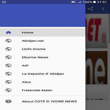 COTE D' IVOIRE NEWS screenshot 1