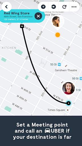 Wave Let's Meet App - Find Your Friends screenshot 2